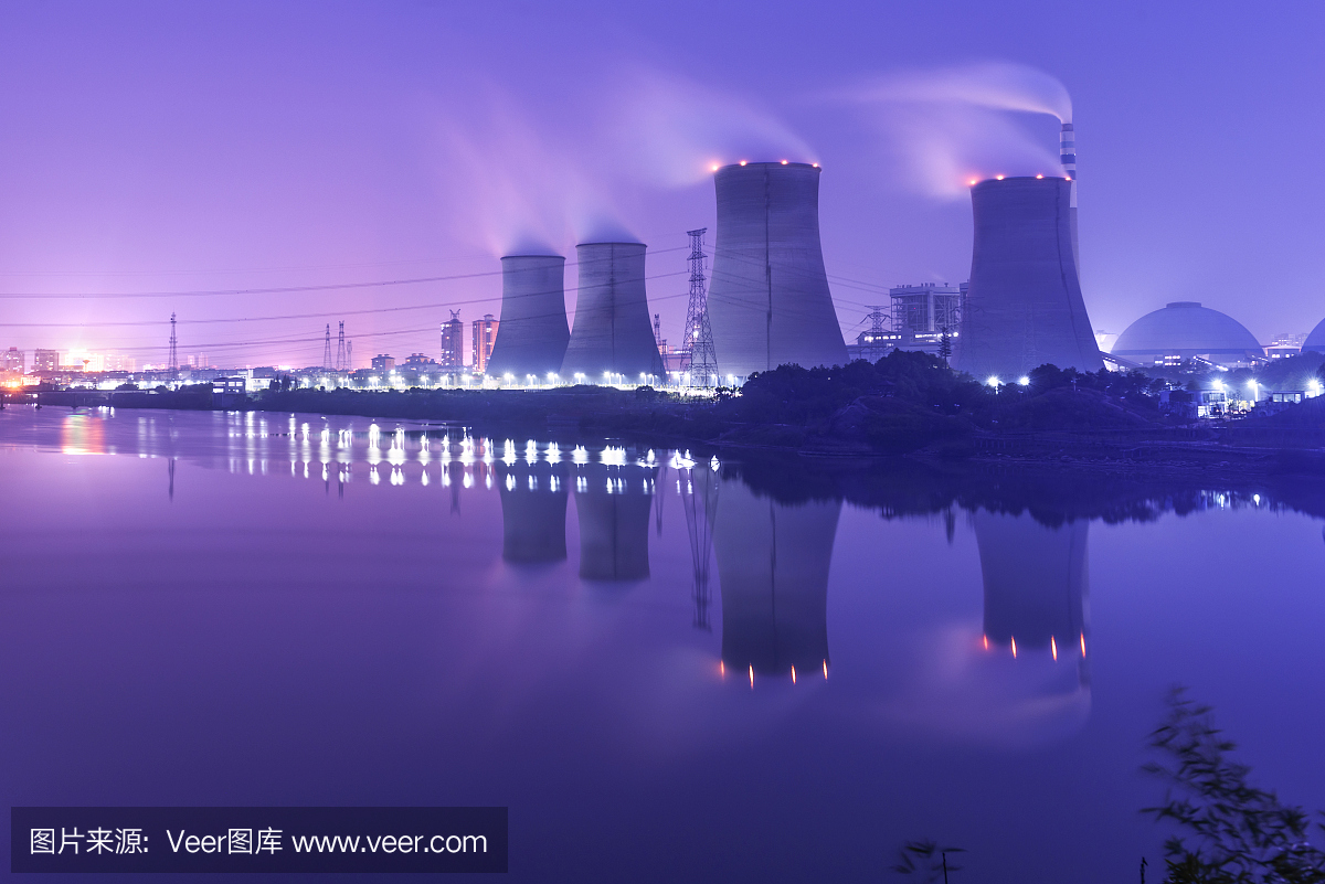 核電站的冷卻塔